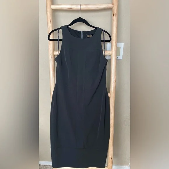knee length dresses for ladies Sylvi Draped Sleeve Midi Dress – ALEXIA ADMOR main image 1